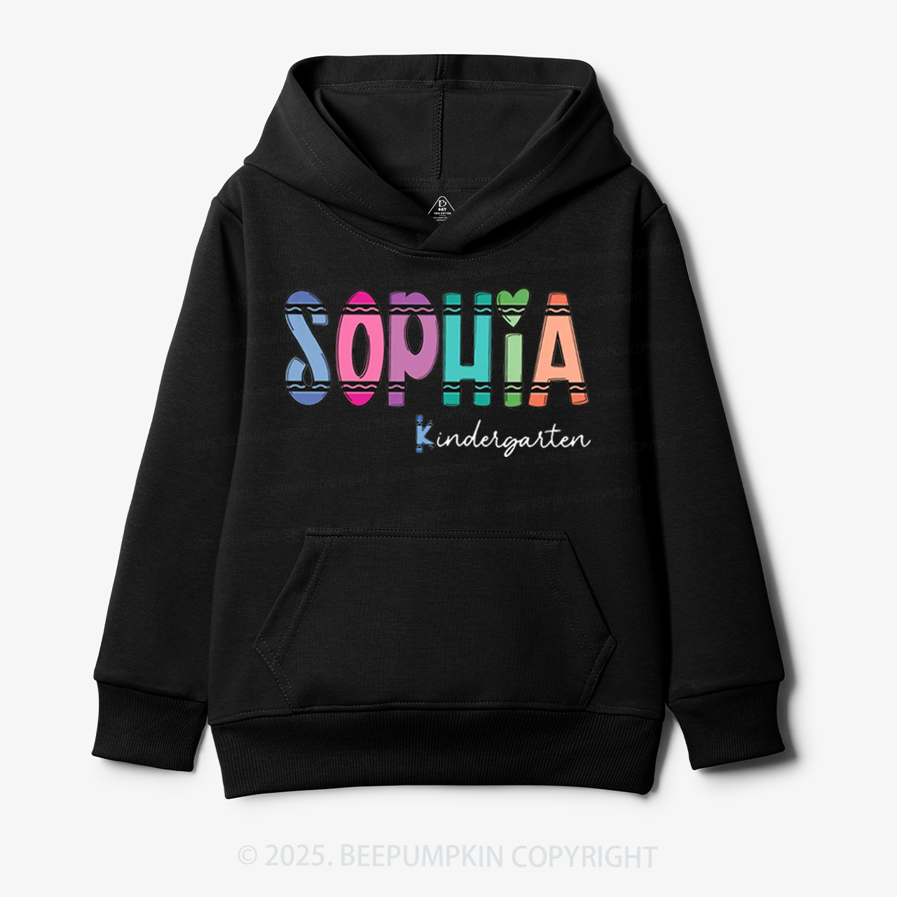 Personalized Colorful Name Magic Kid's Hoodies Beepumpkin