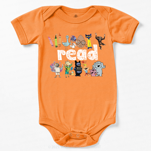 Read Children's Books Bodysuit Beepumpkin
