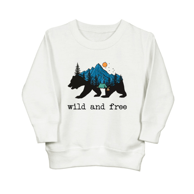 Wild And Free Kids Sweatshirt