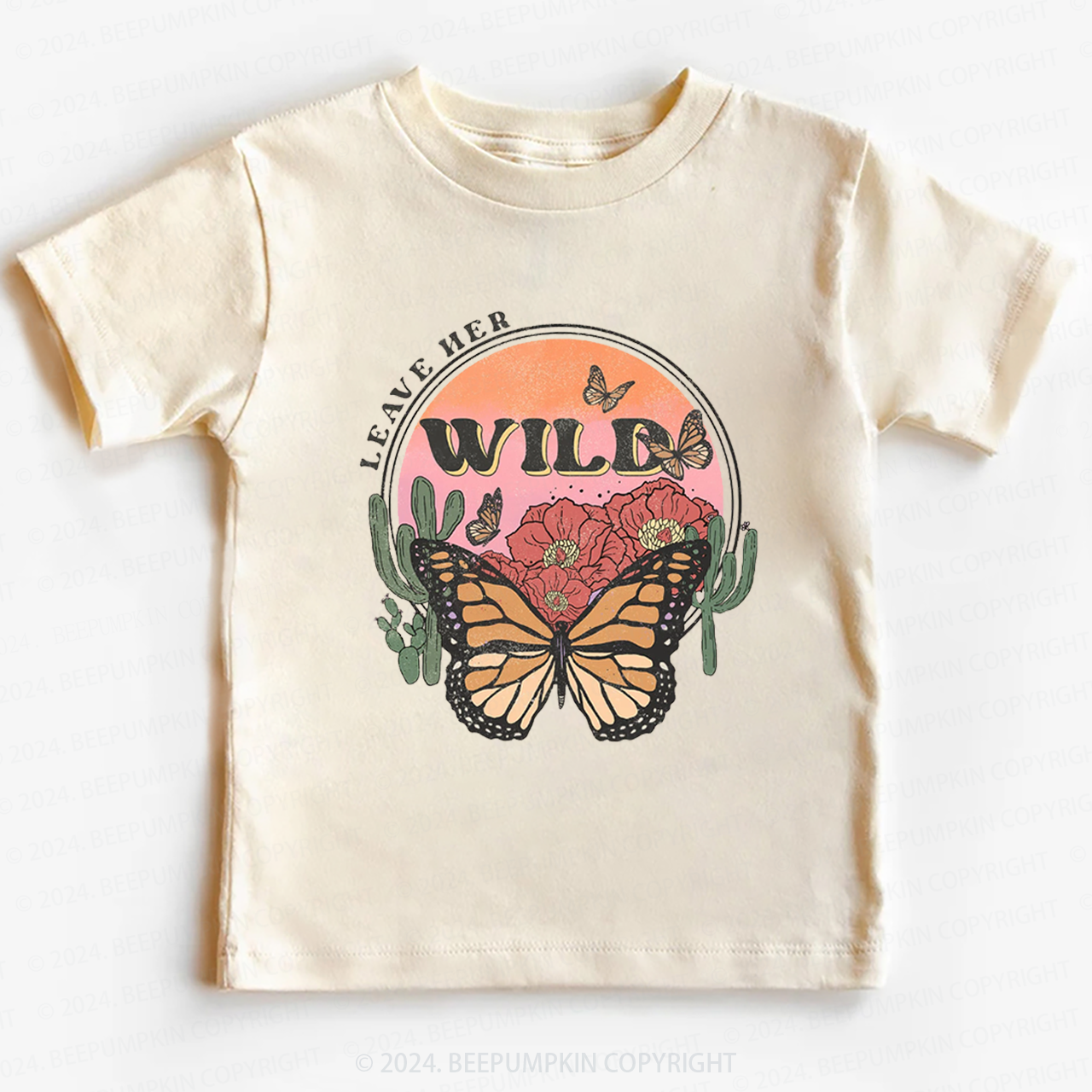 Leave Her Wild Toddler&Kids Tees 