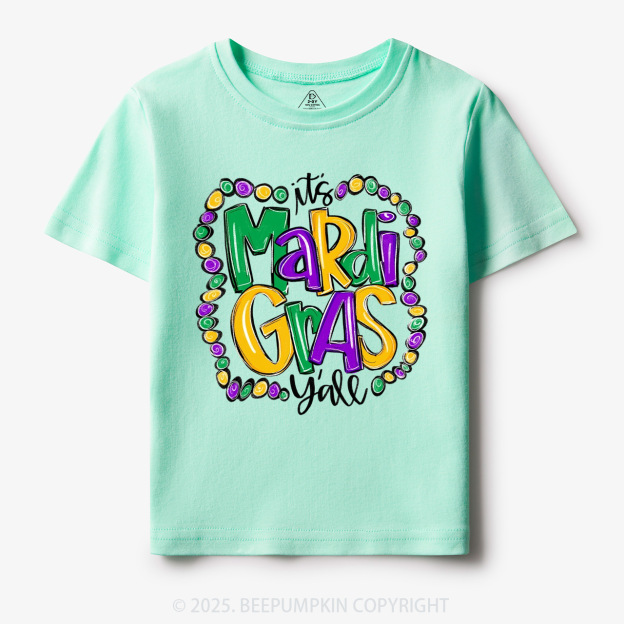 It’s Mardi Gras Y’all! Toddler&Kid's Tees Beepumpkin
