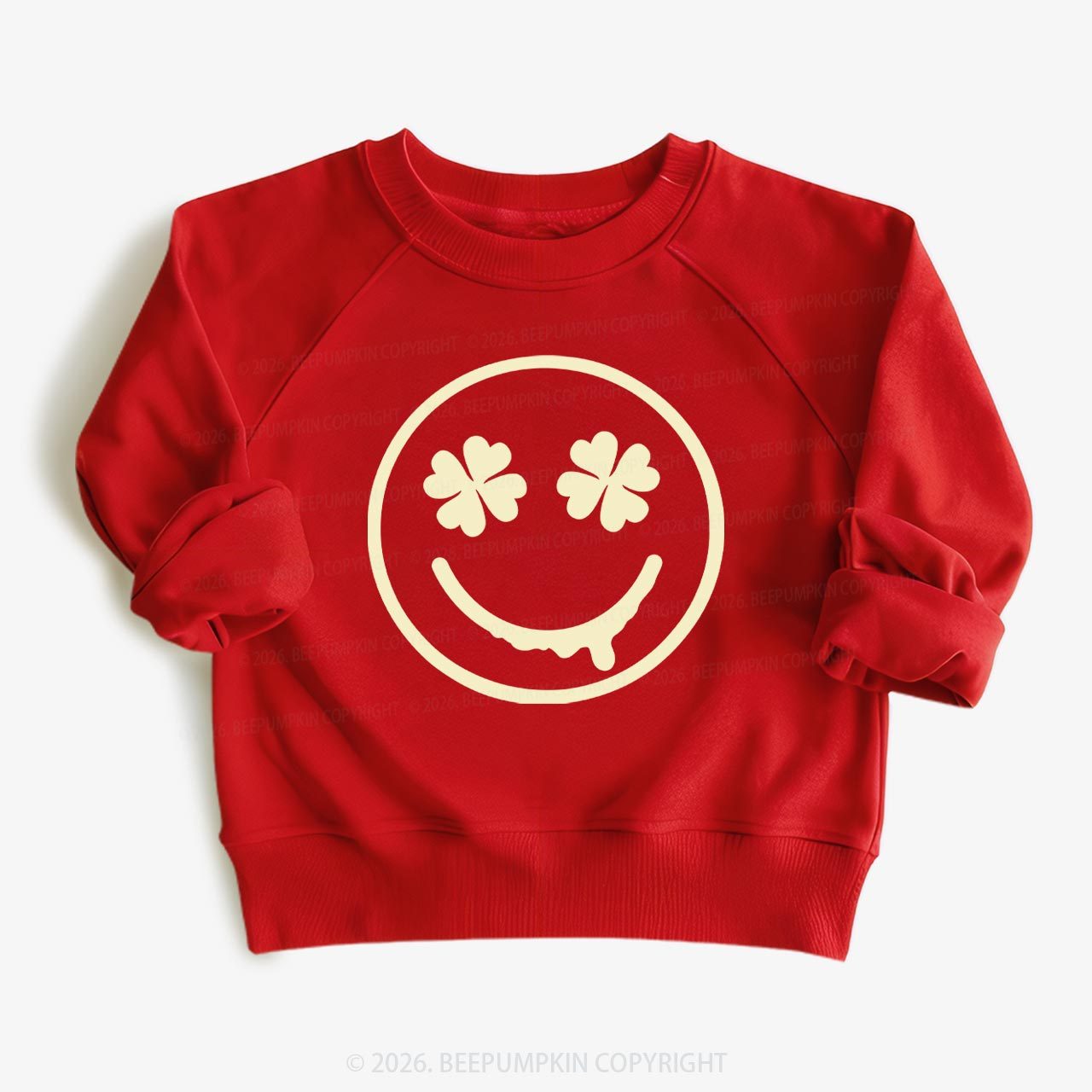 Happy Earth St.Patricks Day Kids Sweatshirt