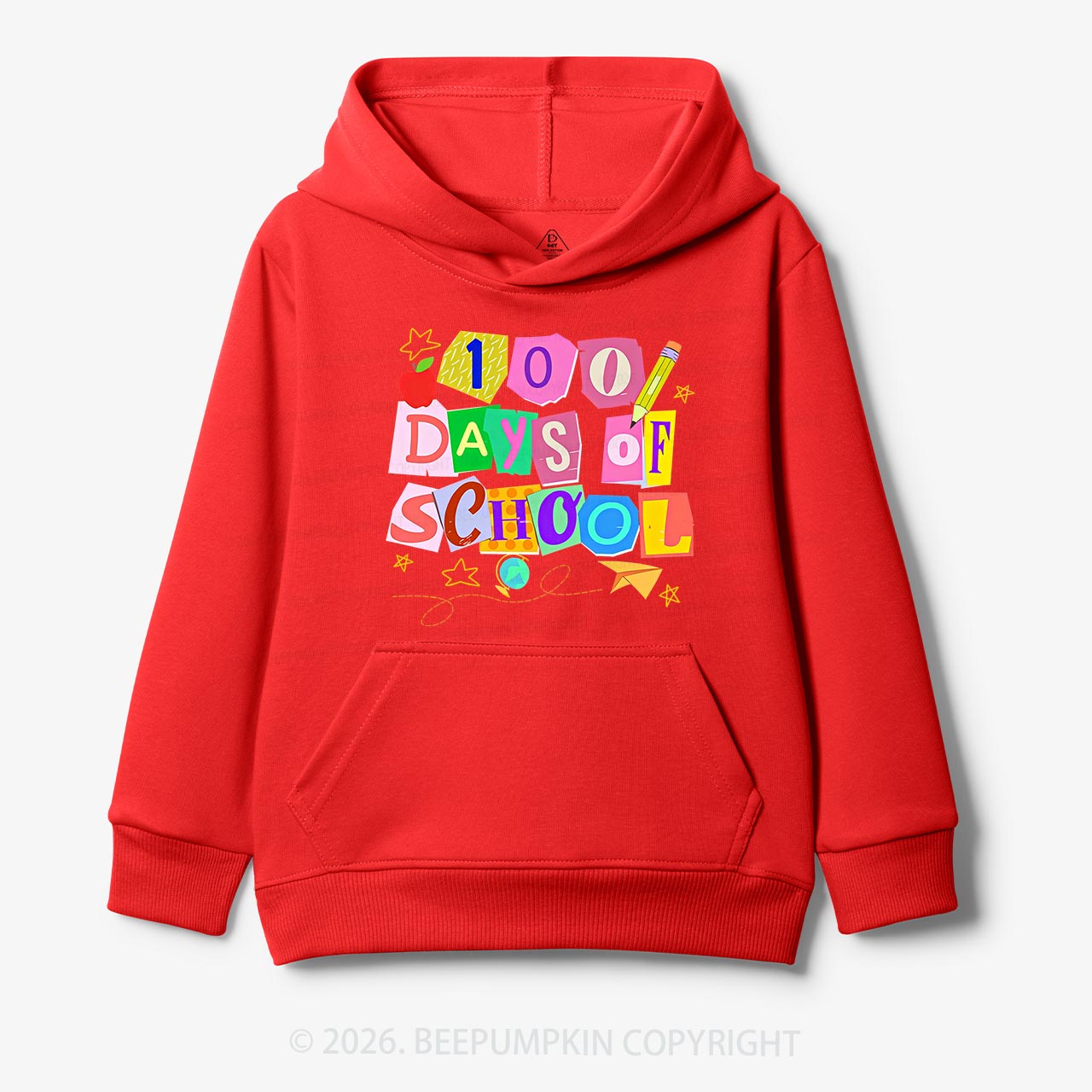 Crafty Classroom 100 Days Edition School Toddler&Kid's Hoodies