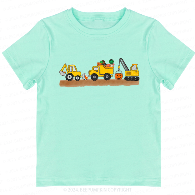 Halloween Construction Toddler&Kids Tees 