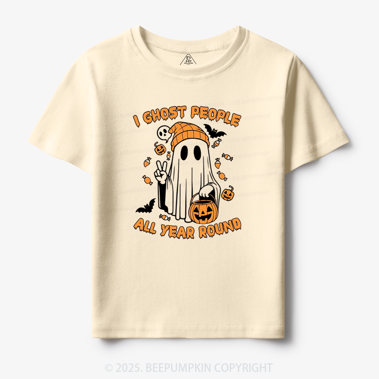 I Ghost People All Year Round Toddler&Kid's Tees Beepumpkin