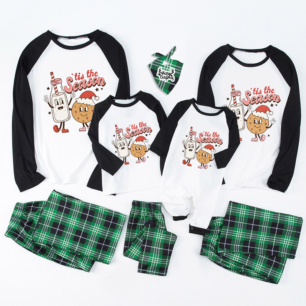 Tis The Season Christma Family Matching Pajamas