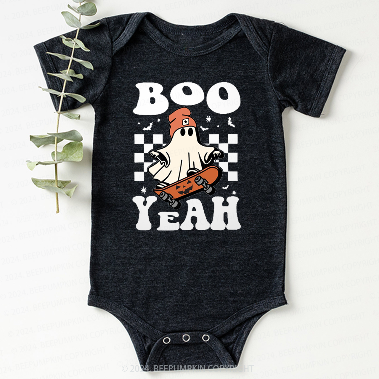 Halloween Ghost Boo Yeah Bodysuits