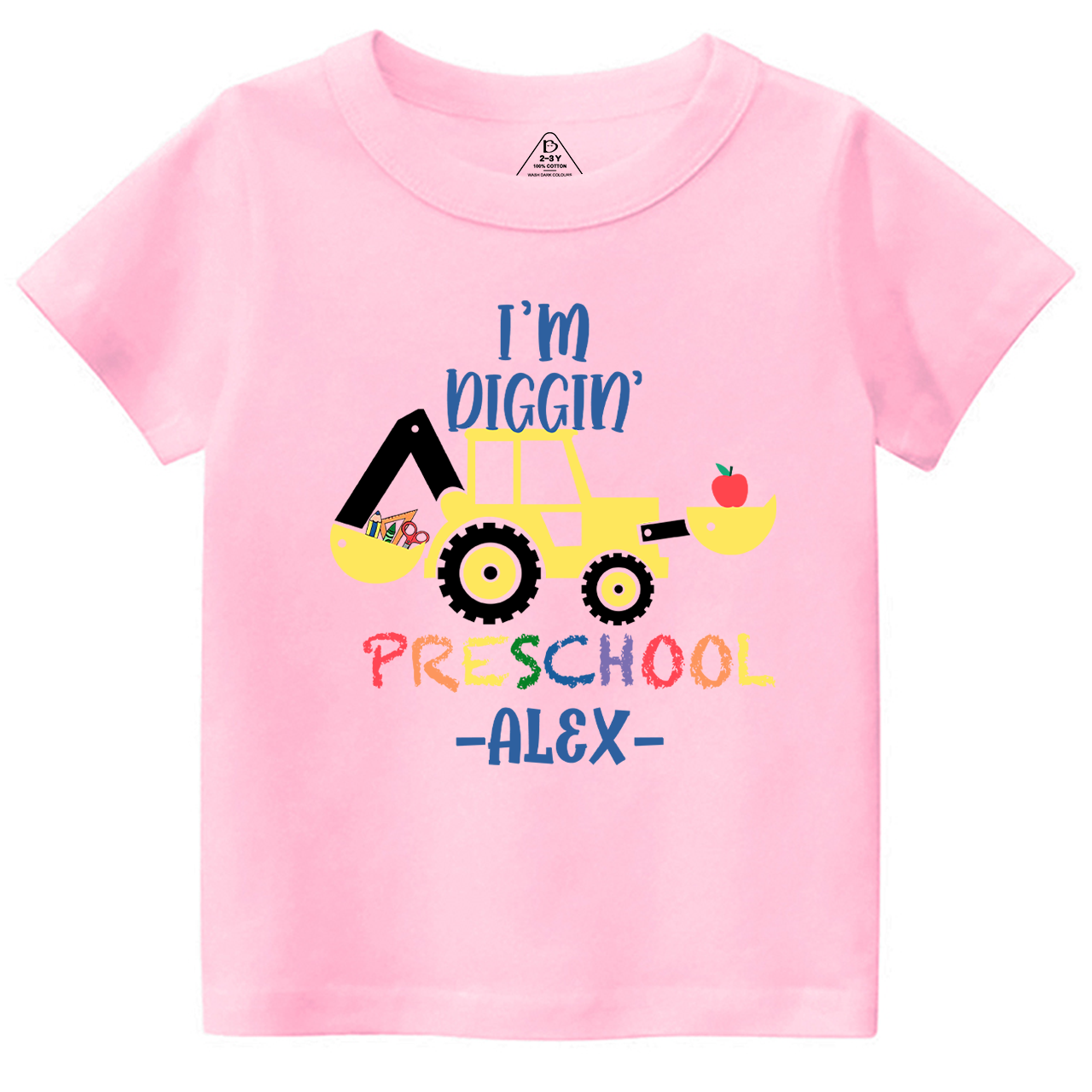 I'm Diggin' Personalized Preschool Shirt