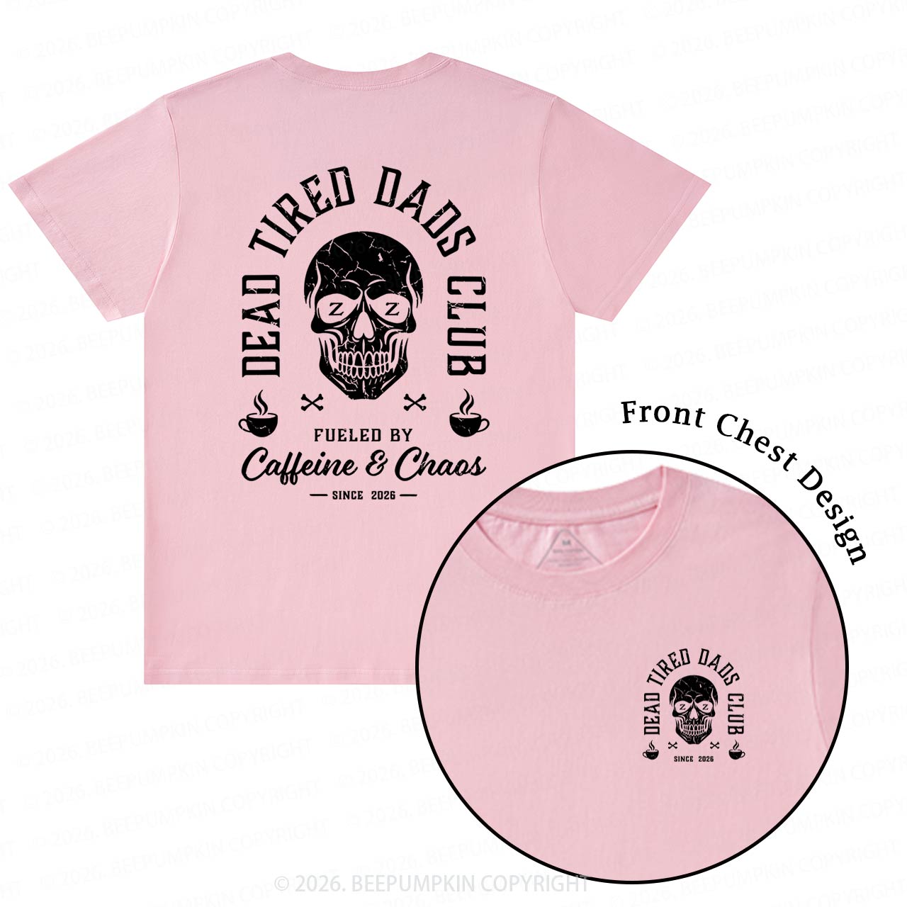 Personalized Dead Tired Dads Club T-Shirts