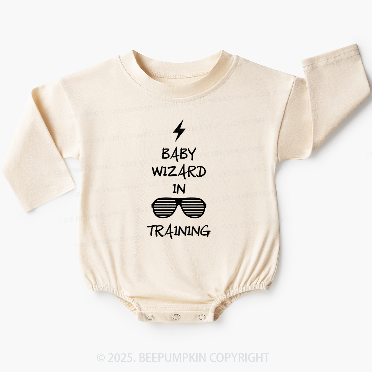 Baby Wizard In Training Baby Bubble Romper Beepumpkin