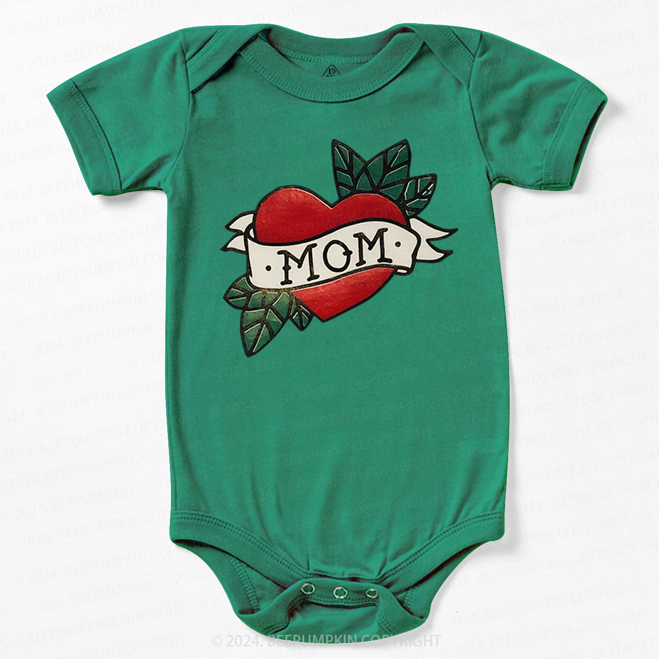 Fruit Hearts Mom Valentine's Day Bodysuit For Baby