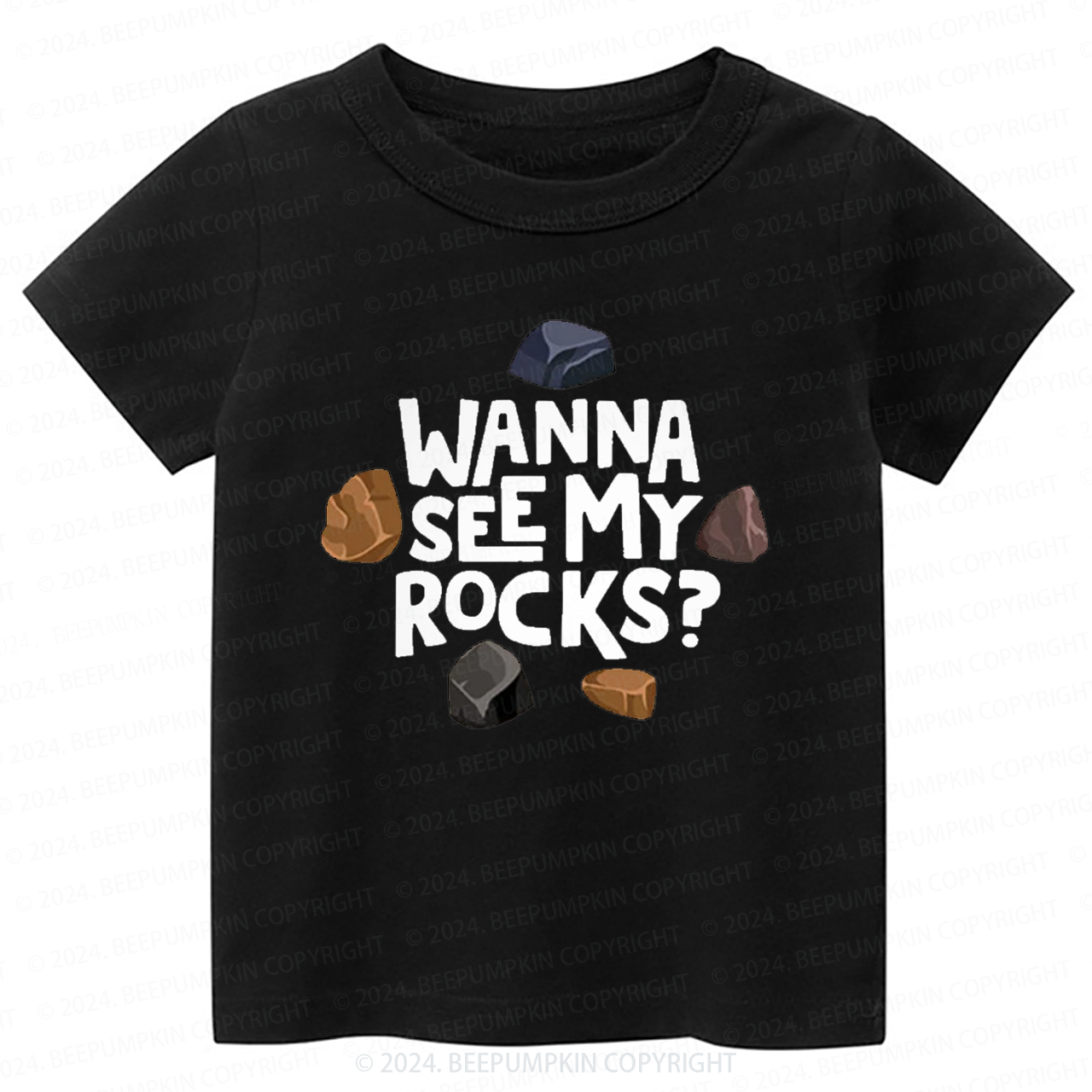 Wanna See My Rocks Toddler&Kids Tees 8