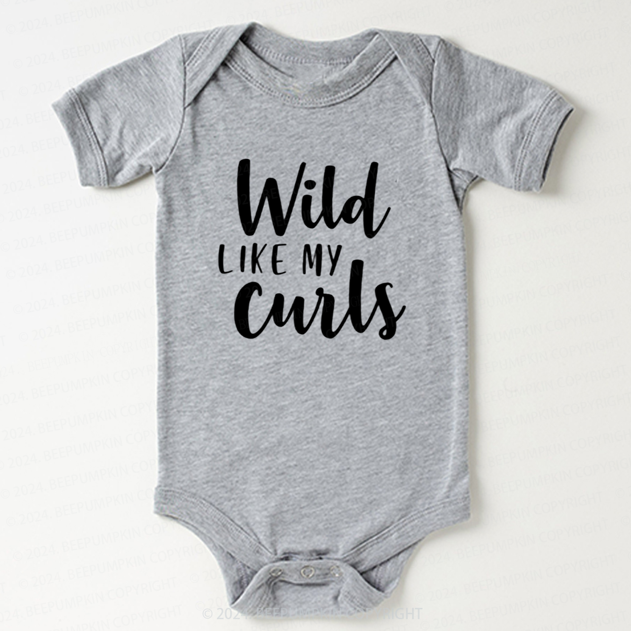 Wild Like My Curls Bodysuit For Baby 7