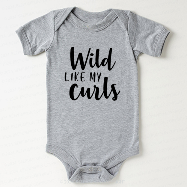 Wild Like My Curls Bodysuit For Baby 7
