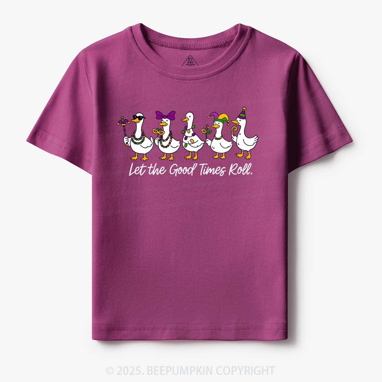 Silly Goose Mardi Gras Toddler&Kid's Tees Beepumpkin
