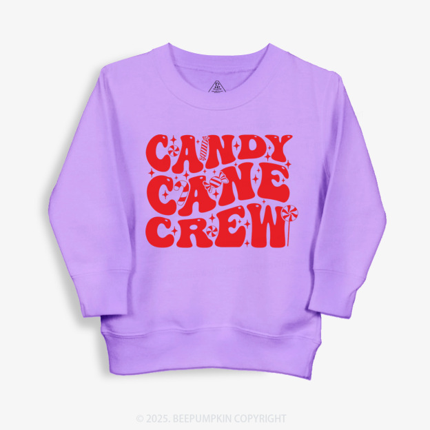 Candy Cane Crew Valentine Kid's Sweatshirt