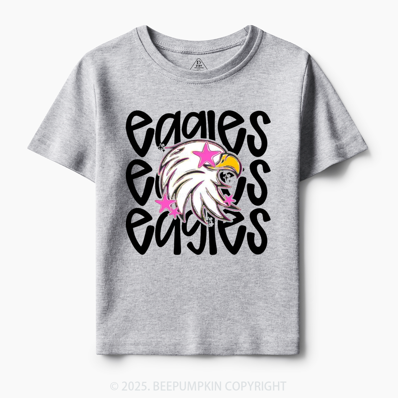 School Mascot Eagles Toddler&Kid's Tees Beepumpkin