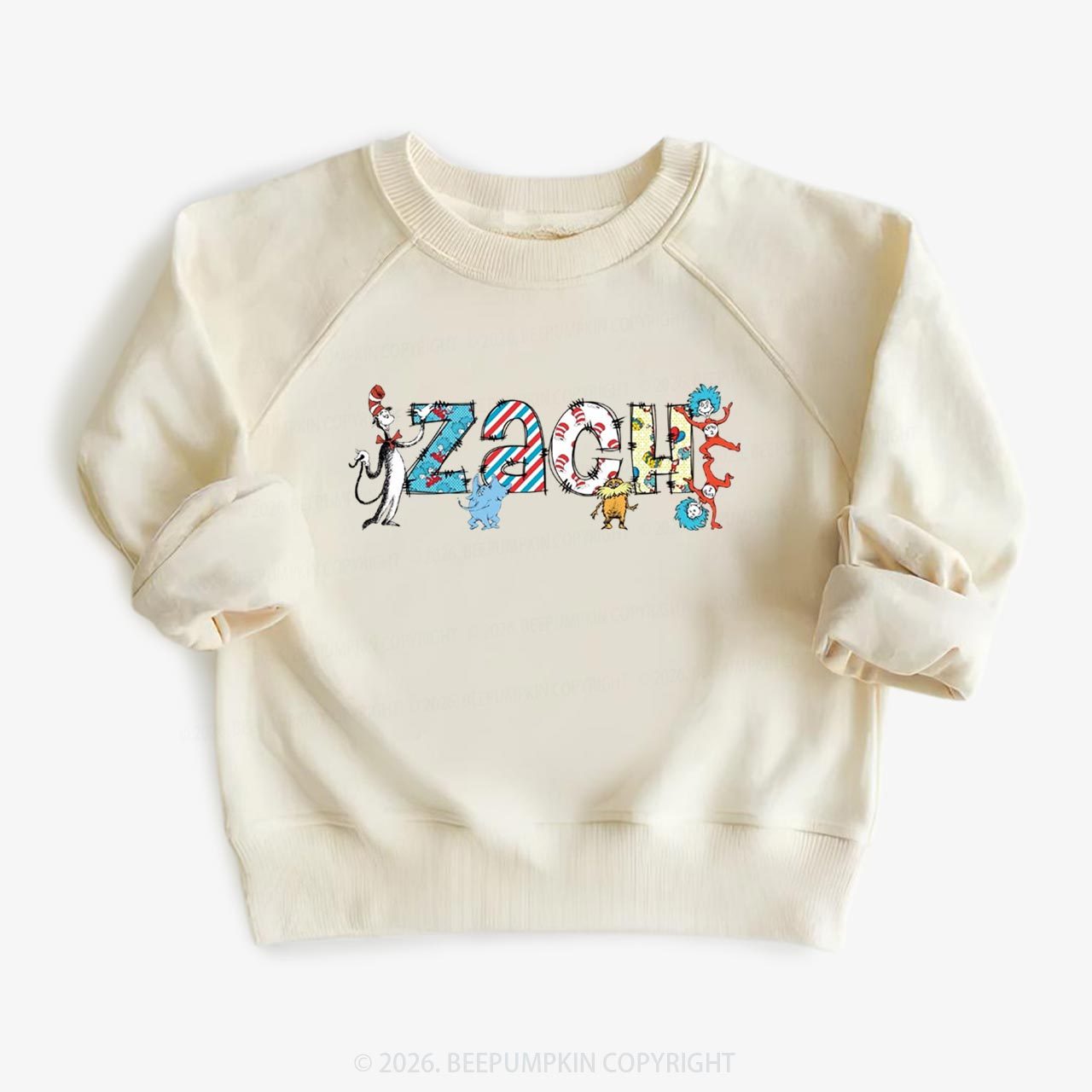 Sassy Bunny Bubble Kid's Sweatshirt