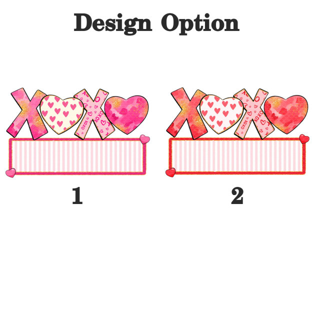 Personalized Xoxo Name Toddler&Kid's Tees Beepumpkin