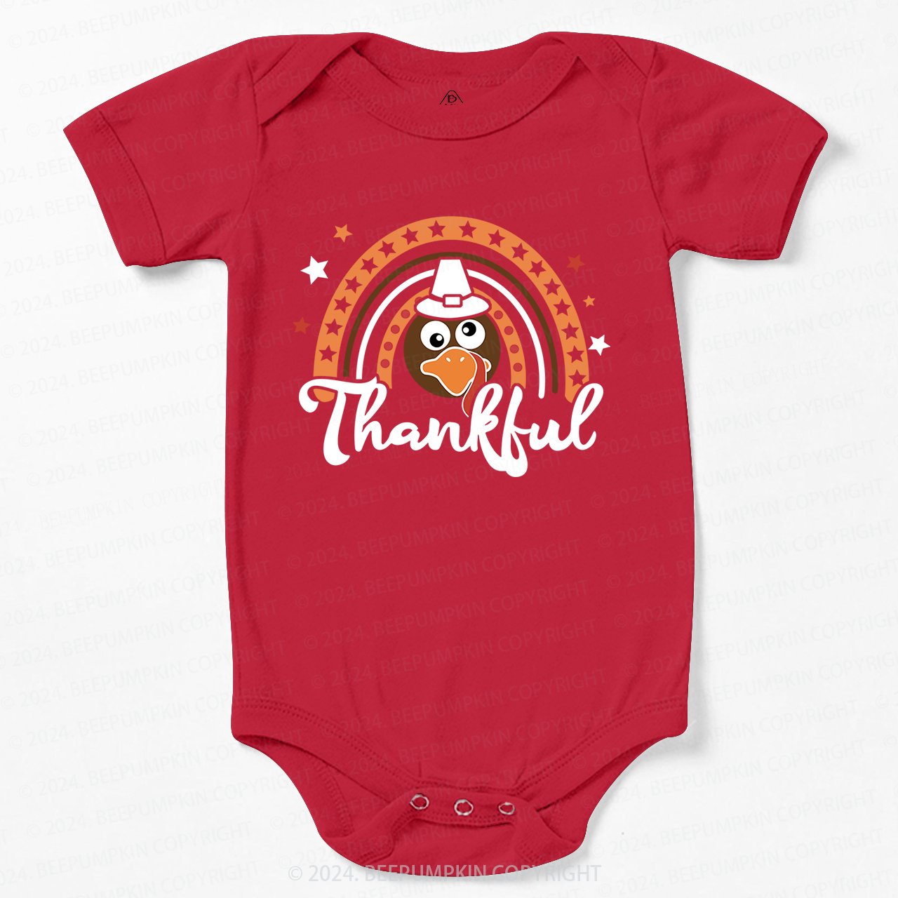 Thanksgiving Little Turkey Bodysuit For Baby Beepumpkin