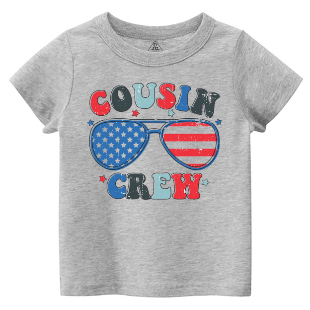 Cousin Crew 4th Of July Toddler&Kid's Tees Beepumpkin 