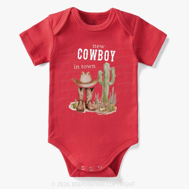New Cowboy in Town Western Bodysuit