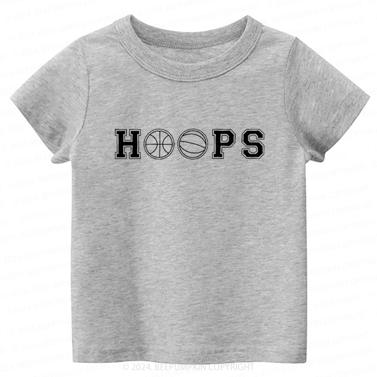 Hoops Basketball Toddler&Kids Tees 
