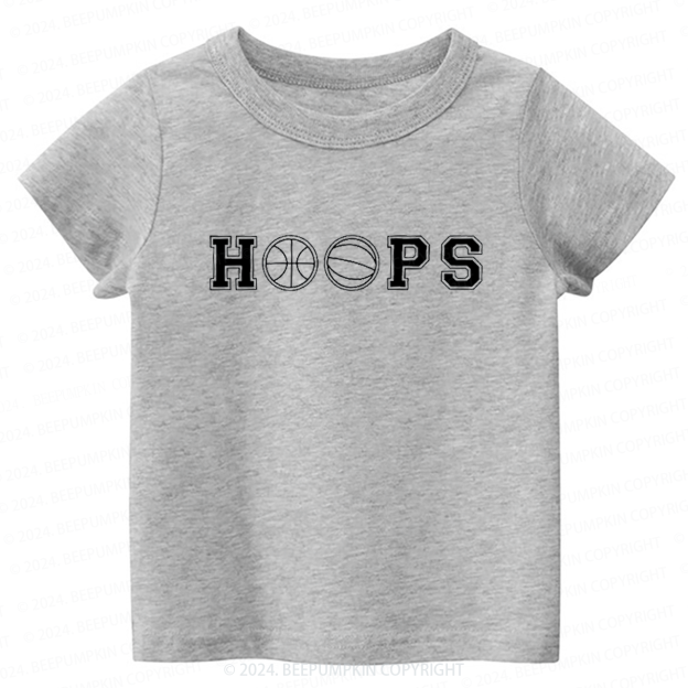 Hoops Basketball Toddler&Kids Tees 