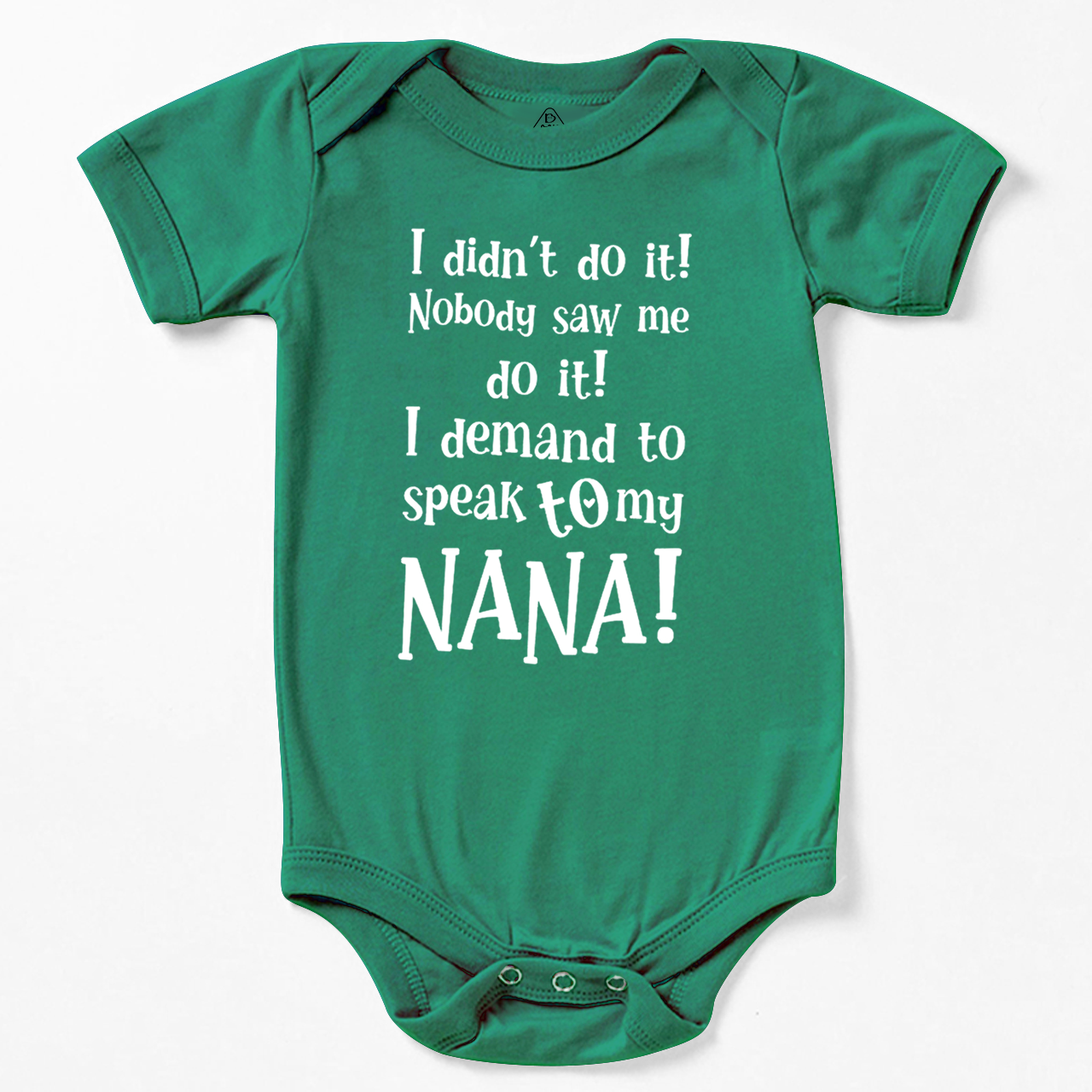 Personalized I Demand To Speak To My Nana Bodysuit Beepumpkin