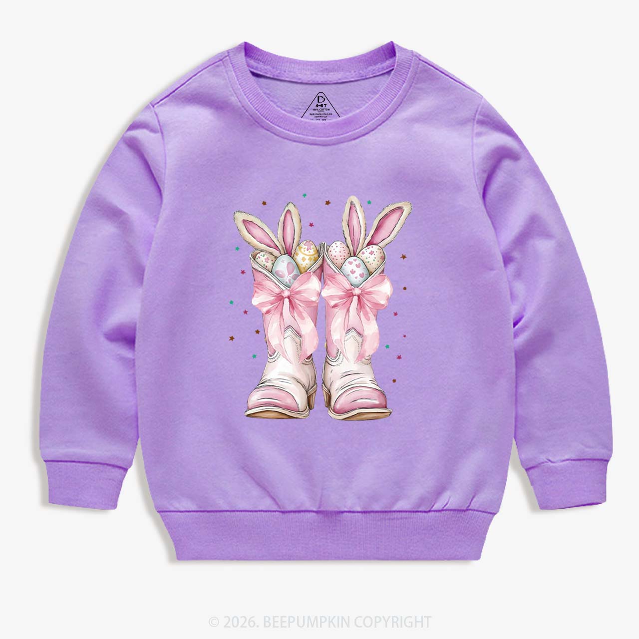 Howdy Easter Bunny Kid's Sweatshirt