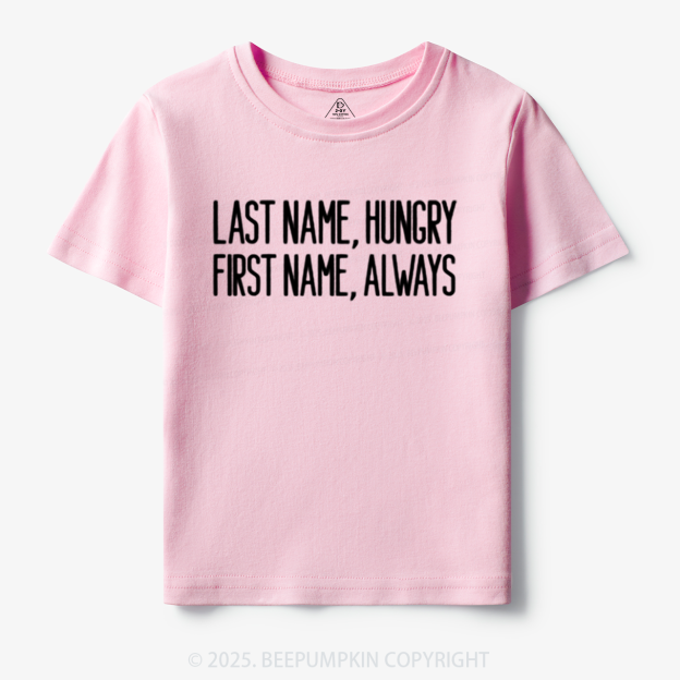 LAST NAME, HUNGRY Toddler&Kid's Tees Beepumpkin 7