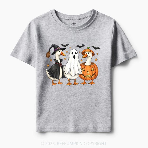 Goose Halloween Fall Toddler&Kid's Tees Beepumpkin