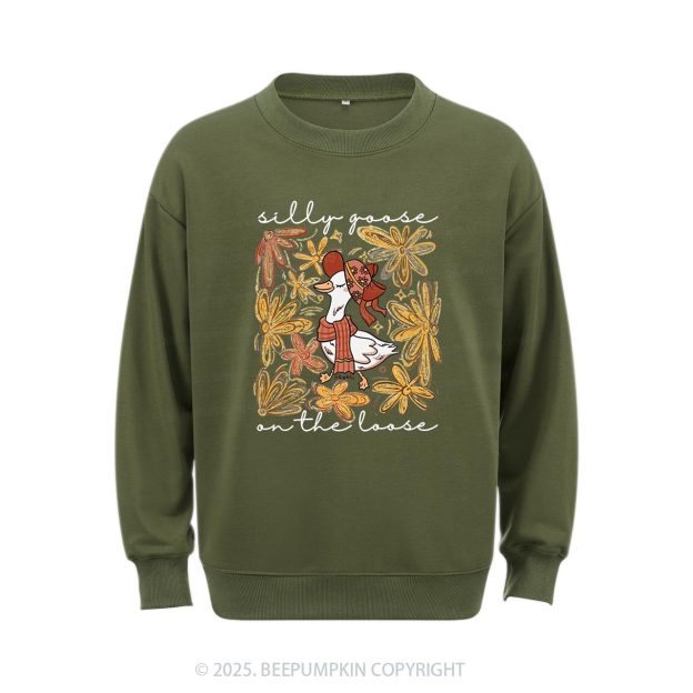 Silly Goose On the Loose Sweatshirt Beepumpkin