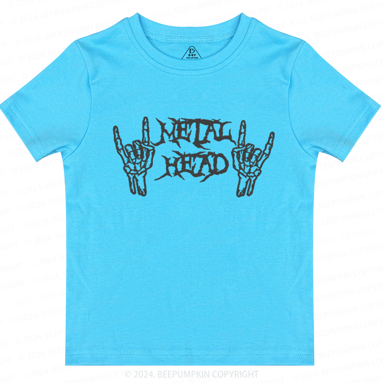 Metal Head Heavy Metal Toddler&Kids Tees 8