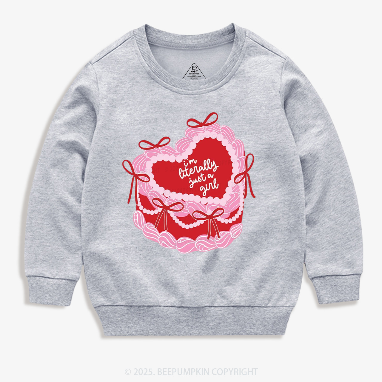 Literally Just A Girl Kid's Sweatshirt