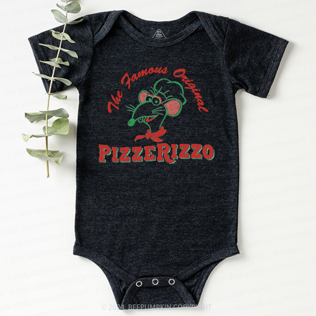 Cute Mouse And Pizza Baby Bodysuit 7