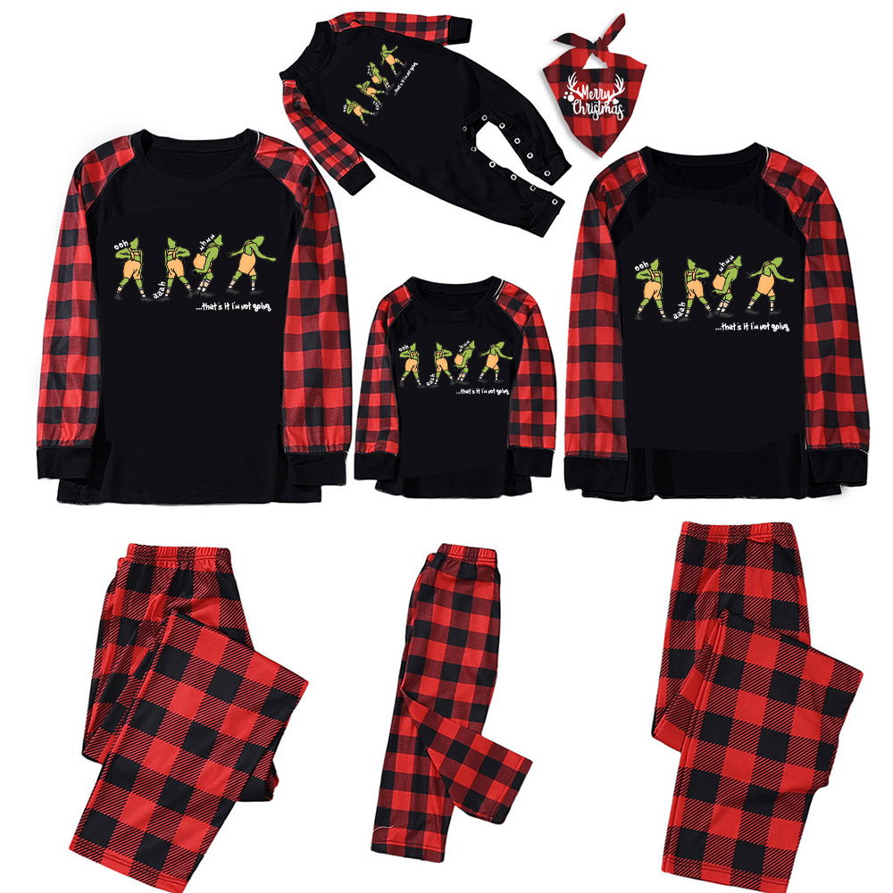 That's It I'm Not Going Christmas Family Pajamas