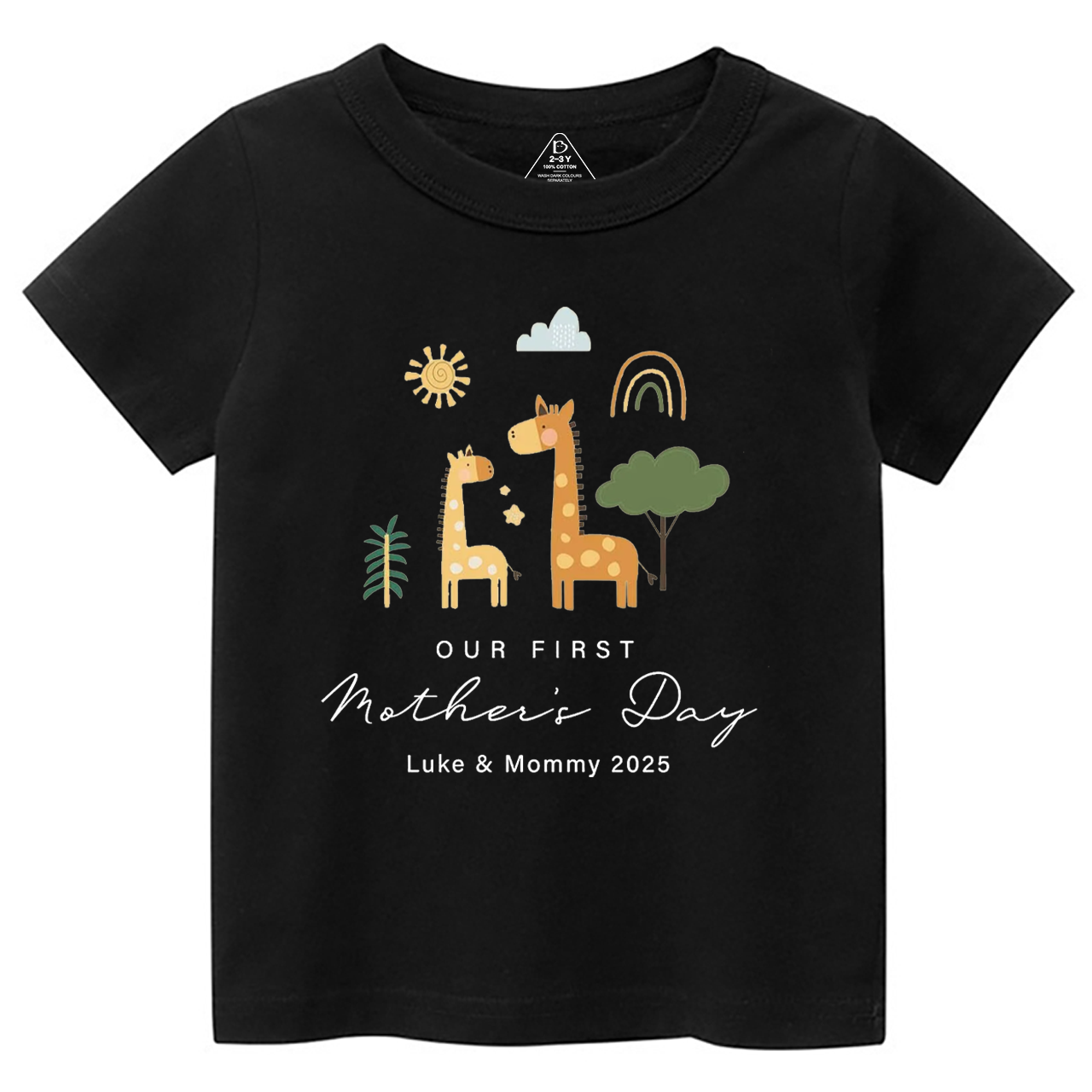 Personalized First Mother's Day Toddler&Kid's Tees Beepumpkin