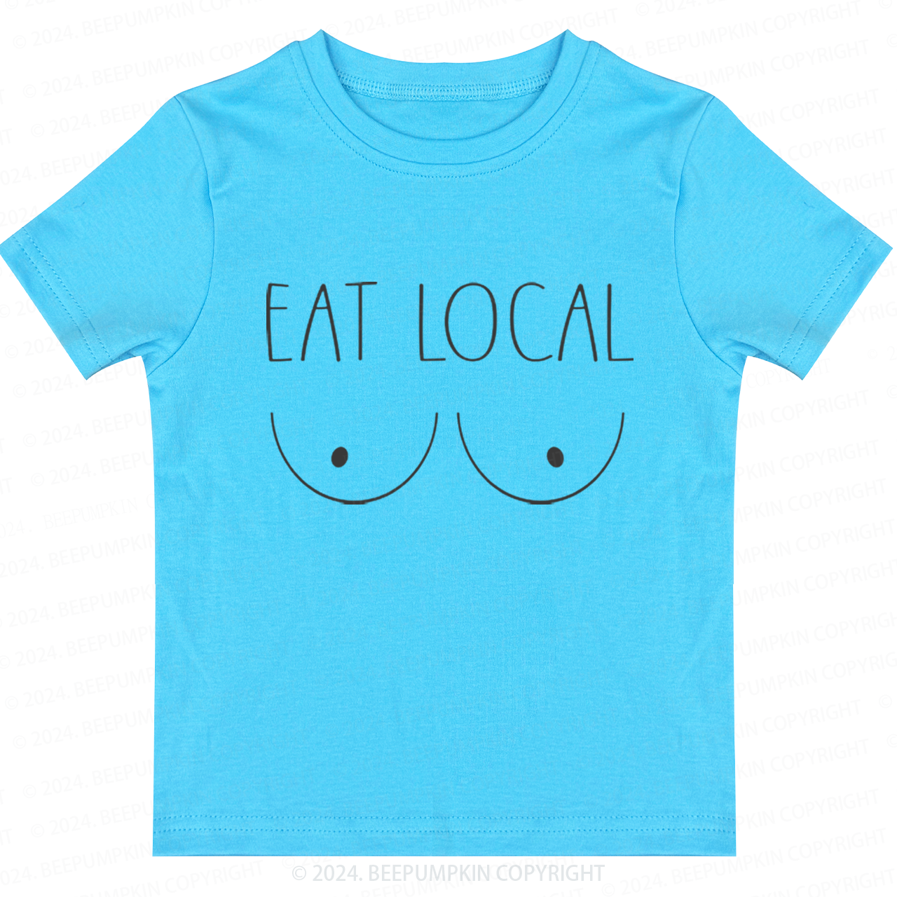 Breastfeeding Eat Local Funny Toddler&Kids Tees 7