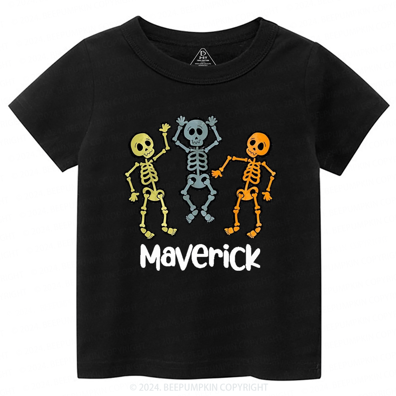 Personalized Halloween Name Toddler&Kids Tees 