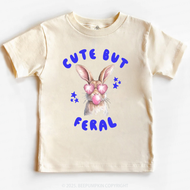 Cute But Feral Toddler&Kid's Tees Beepumpkin