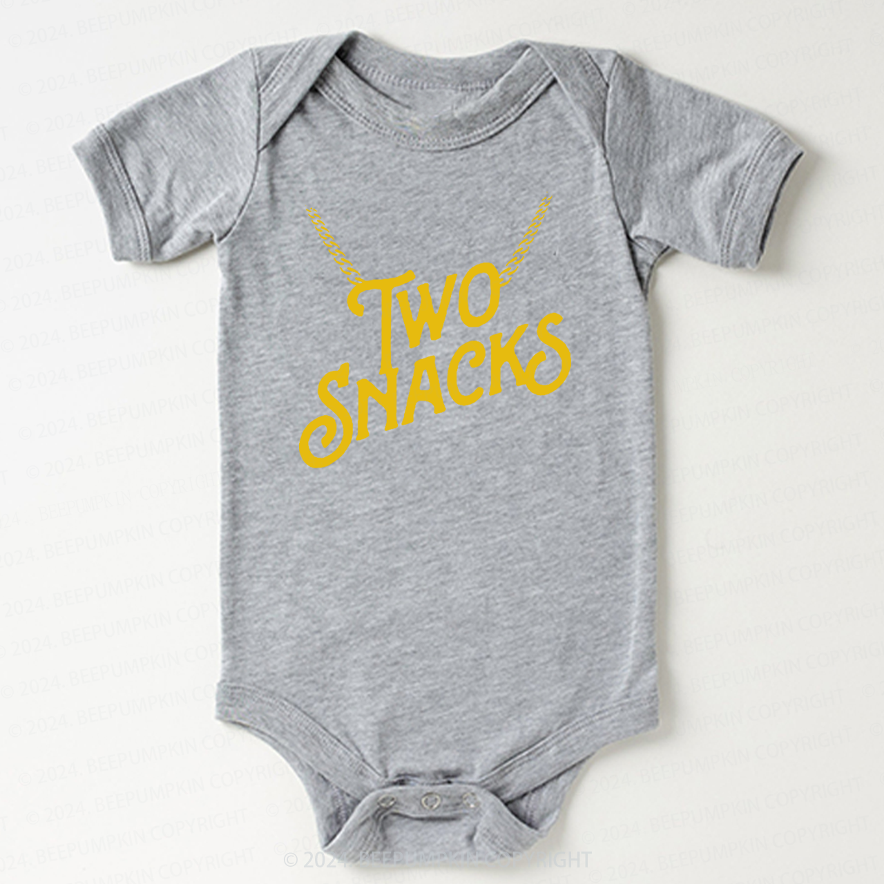 Two Snacks Bodysuit For Baby