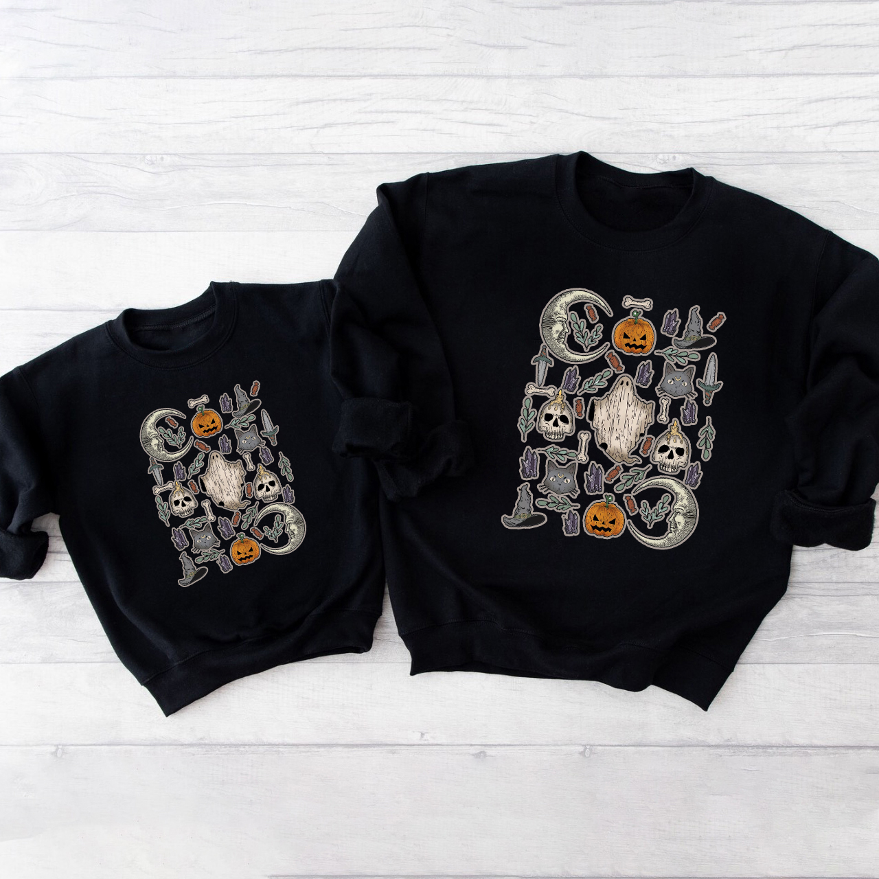 Vintage Hocus Pocus Halloween Party Sweatshirts
