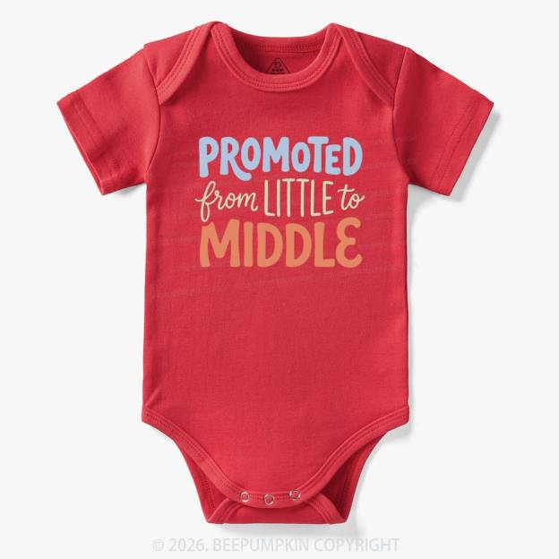 Promoted From Little To Middle Bodysuit