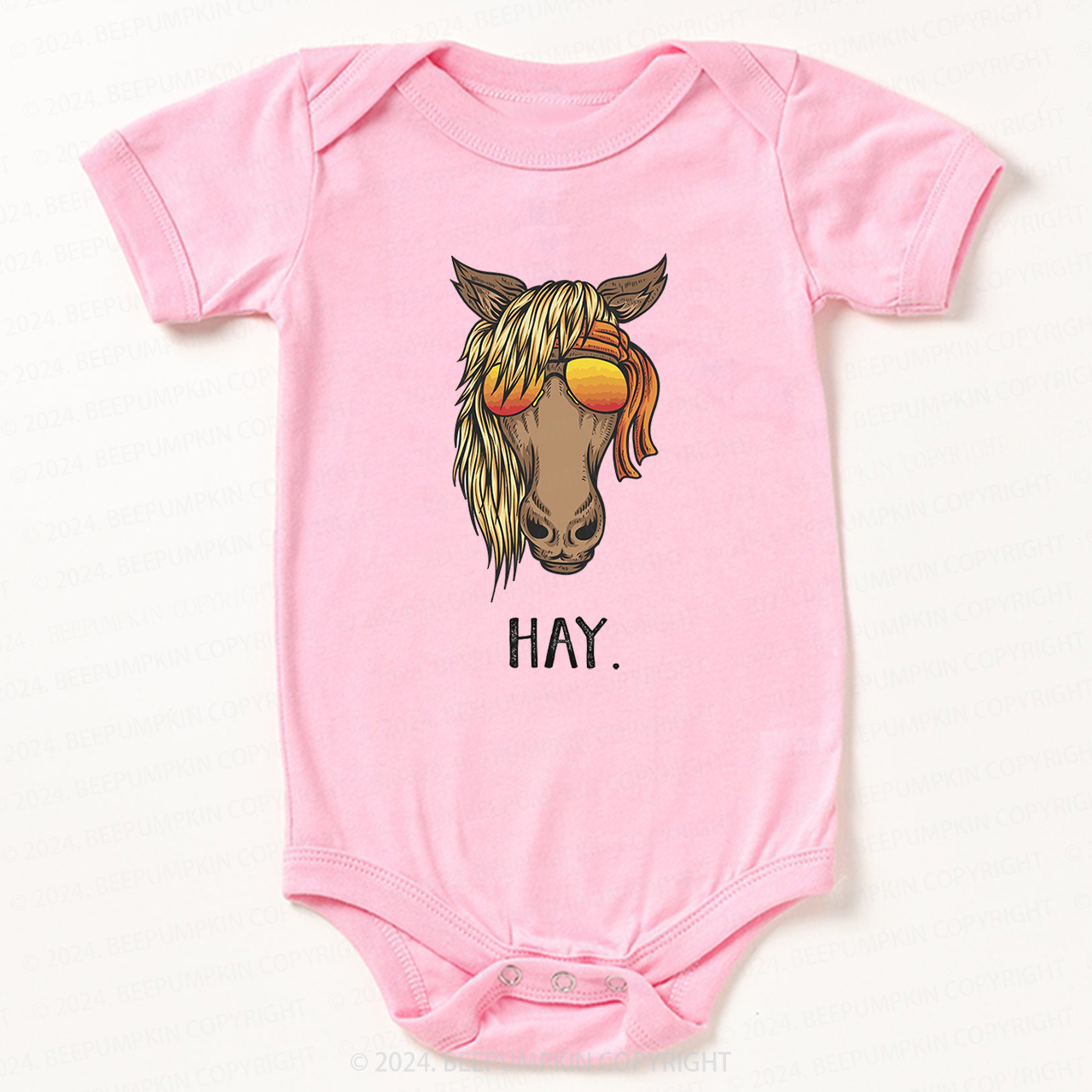 Funny Hay Bodysuit For Baby 