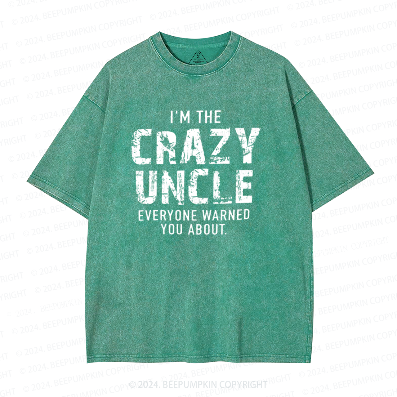 I'm The Crazy Uncle Washed T-Shirts 