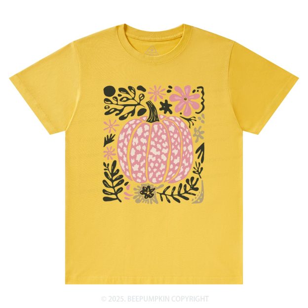 Leopard Pink Pumpkin T-Shirts Beepumpkin