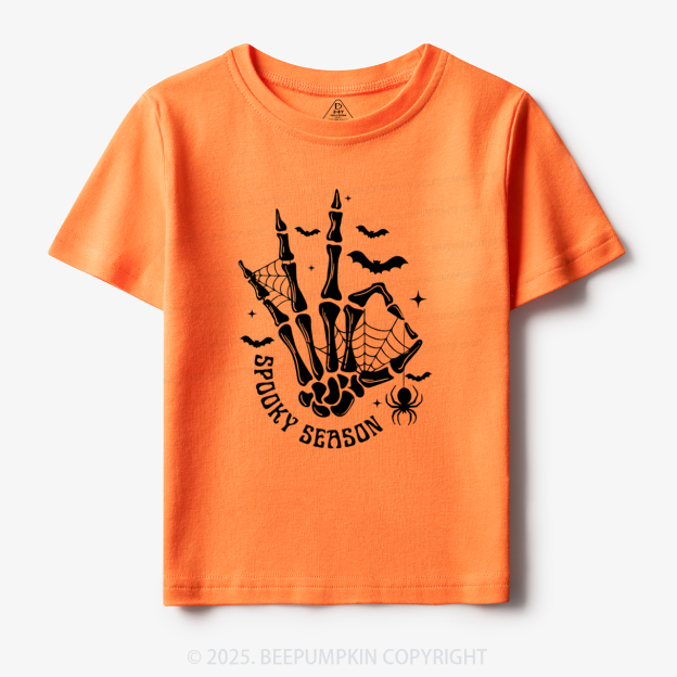 Spooky Season Halloween Toddler&Kid's Tees Beepumpkin