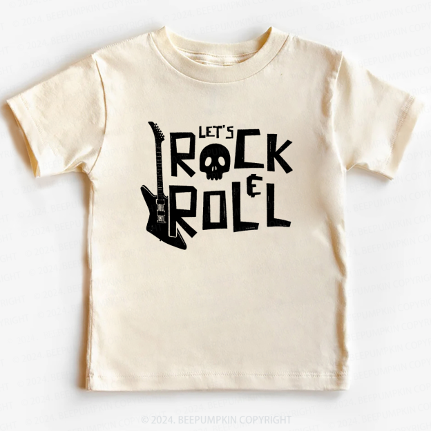 Lets Rock n Roll Toddler&Kids Tees 8