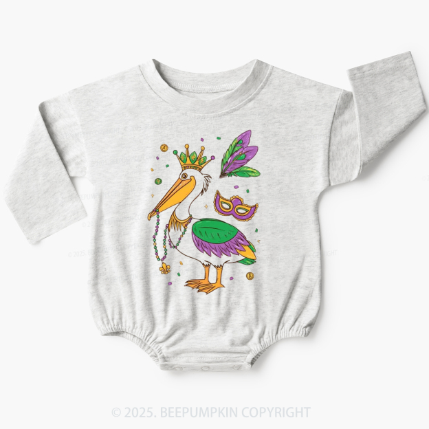 Beads & Feathers Fun Baby Bubble Romper Beepumpkin